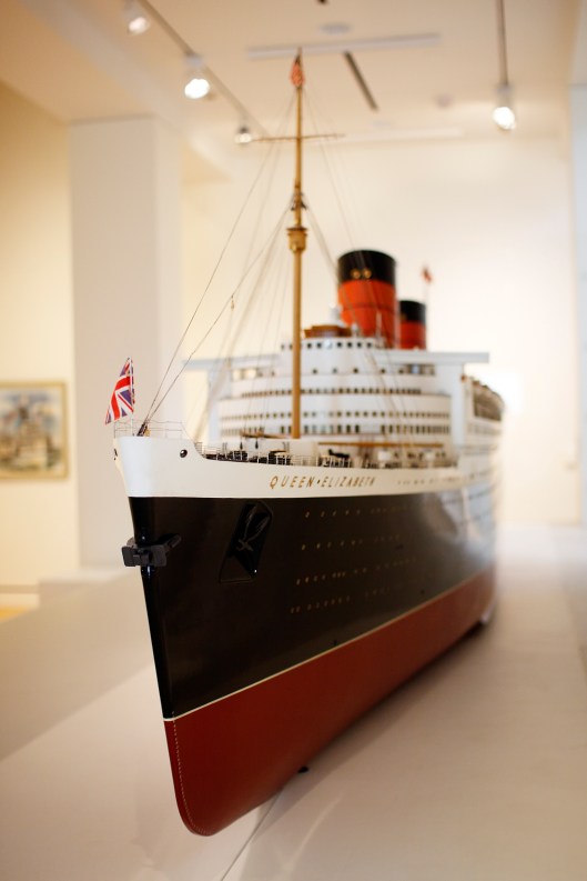 博物館內的輪船模型