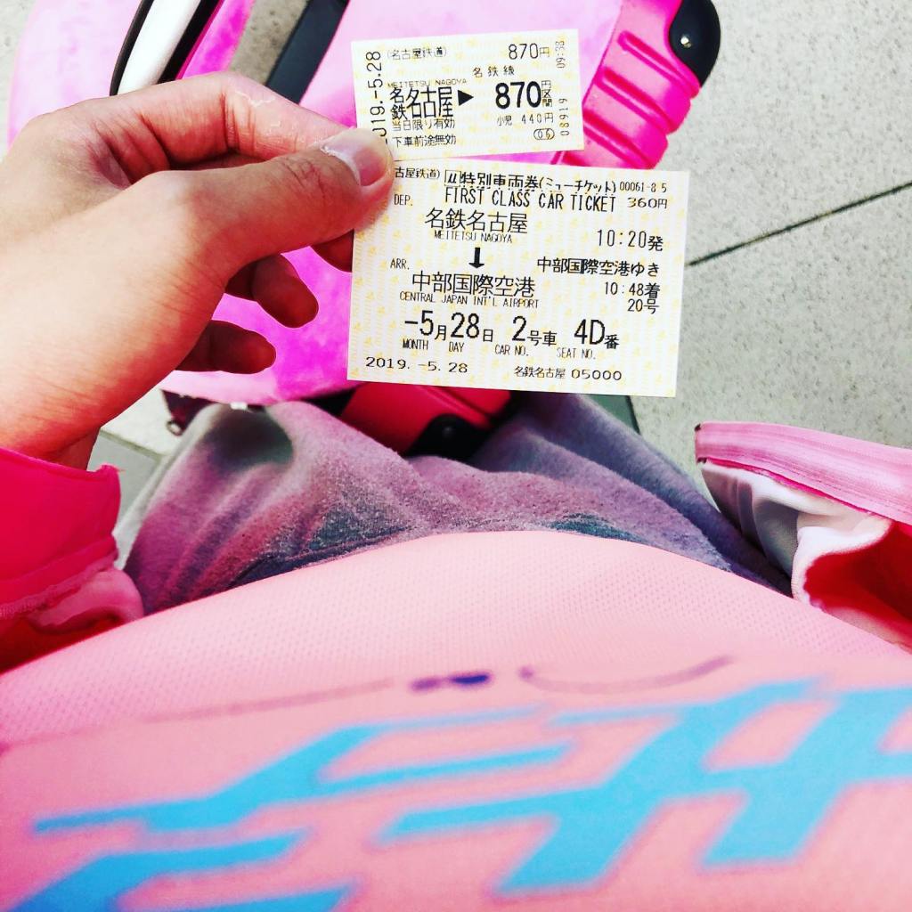 在名古屋休養得差不多，醫生說可以回台灣了！